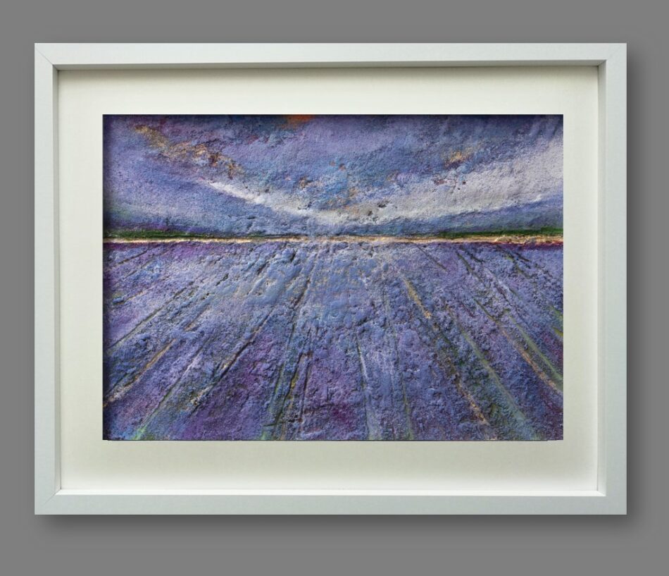 Lavender mist - Framed Print ©Tony Davie Lavender mist - Framed Print ©Tony Davie