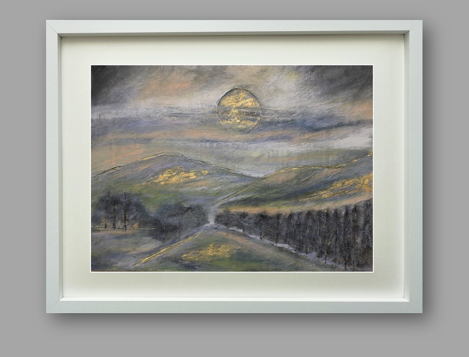 Wolf Moon Print in Frame Wolf Moon Print in Frame