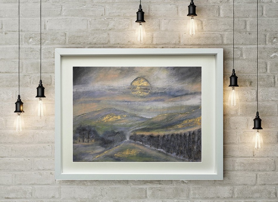 Wolf Moon - Tony Davie Cleeve Framed Print Wolf Moon - Tony Davie Cleeve Framed Print