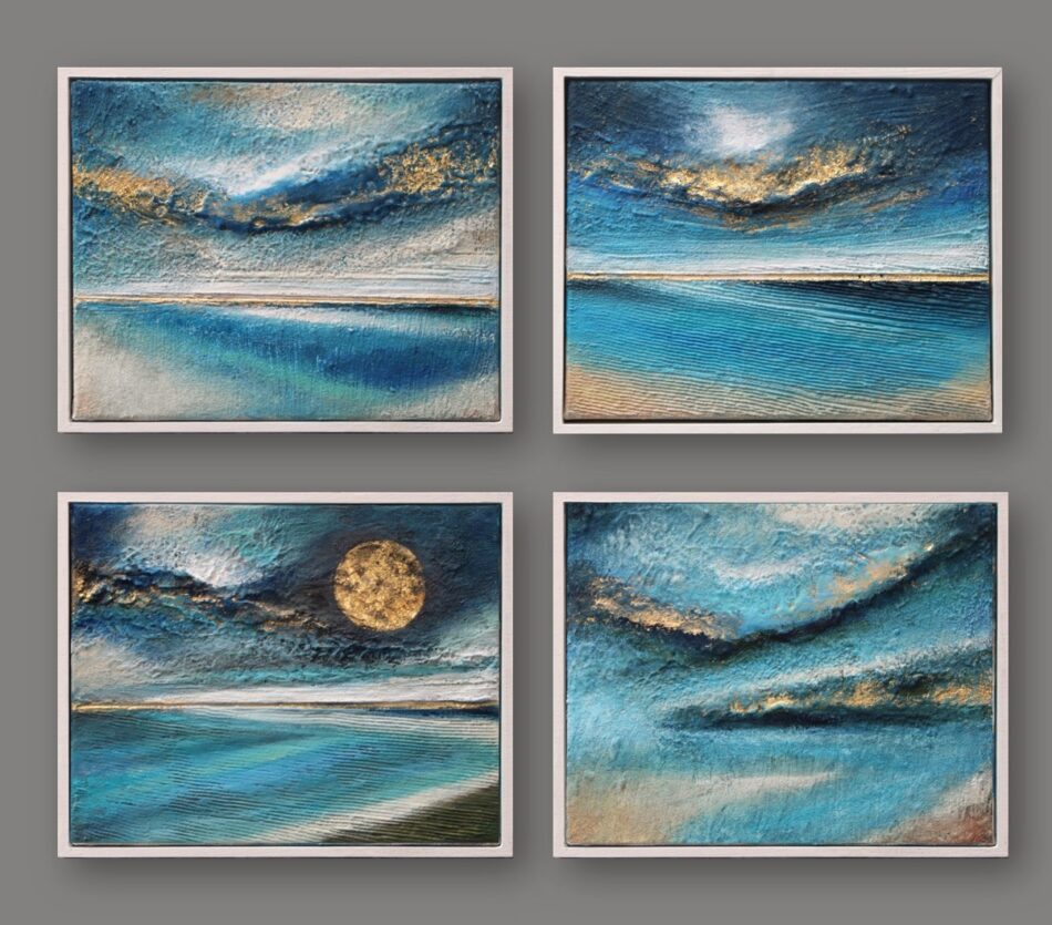 Blue x 4 - New Frame ©Tony Davie Blue x 4 - New Frame ©Tony Davie
