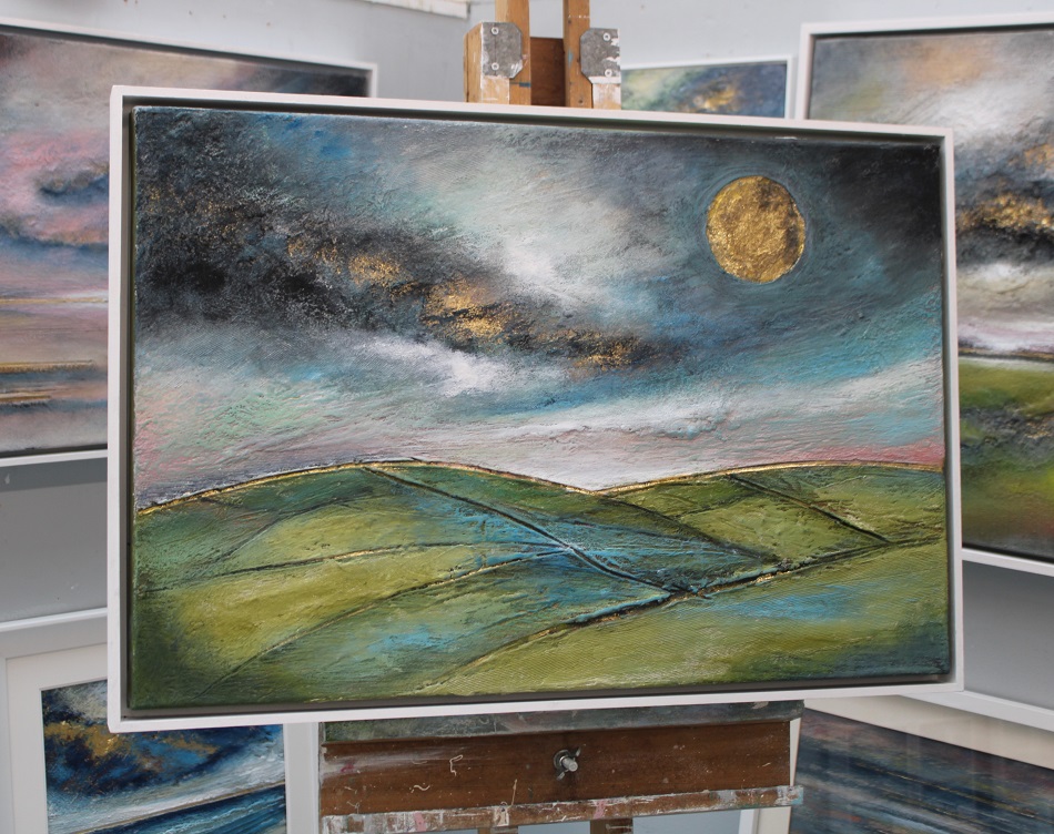 Moon Over Cleeve Hill ©Tony Davie Moon Over Cleeve Hill ©Tony Davie